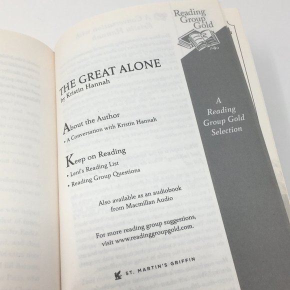 The Great Alone by Kristin Hannah Paperback Book - Picture 8 of 8